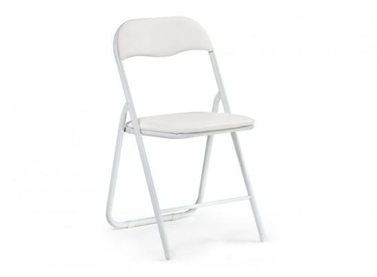 Стул на металлокаркасе Fold 1 складной white / white в Кургане