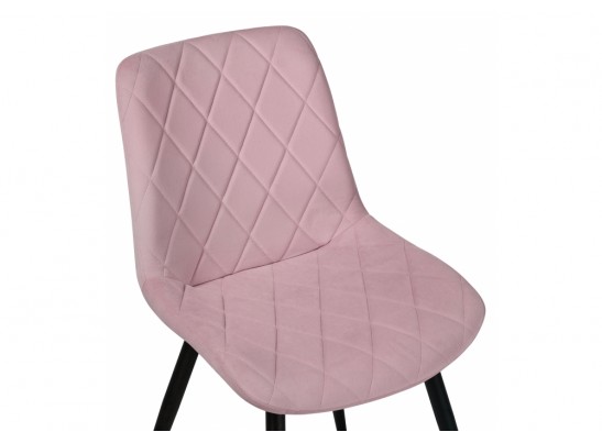 Стул на металлокаркасе Fox black / light purple в Кургане