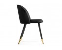 Стул на металлокаркасе Gabi black / black / gold в Кургане