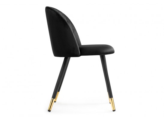 Стул на металлокаркасе Gabi black / black / gold в Кургане