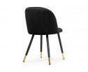 Стул на металлокаркасе Gabi black / black / gold в Кургане
