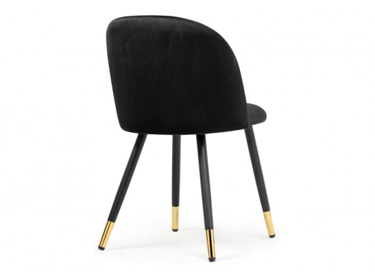 Стул на металлокаркасе Gabi black / black / gold в Кургане