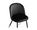 Стул на металлокаркасе Gabi black / black / gold в Кургане