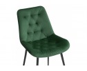 Стул на металлокаркасе Гояр изумрудный / черный глянец в Кургане