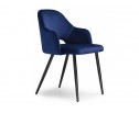 Стул на металлокаркасе Konor dark blue / black в Кургане