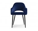 Стул на металлокаркасе Konor dark blue / black в Кургане