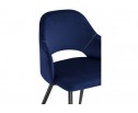 Стул на металлокаркасе Konor dark blue / black в Кургане