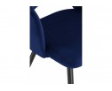 Стул на металлокаркасе Konor dark blue / black в Кургане