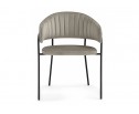 Стул на металлокаркасе Лукас бежевый / черный каркас в Кургане