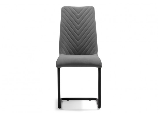 Стул на металлокаркасе Лулла черный / серый в Кургане