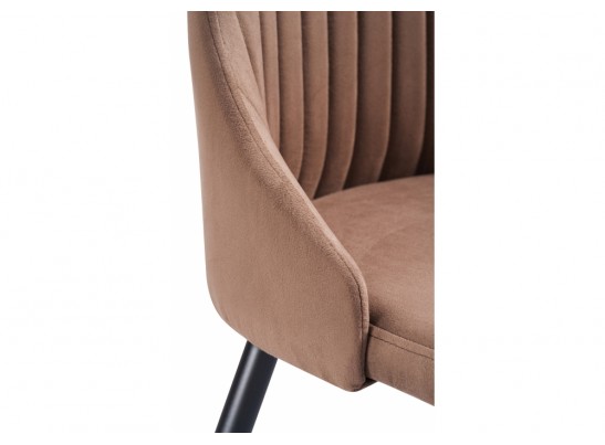 Стул на металлокаркасе Нараян velutto 23 / черный в Кургане