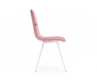 Стул на металлокаркасе Персея velutto 37 / белый