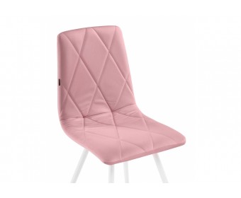 Стул на металлокаркасе Персея velutto 37 / белый