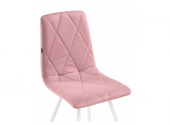 Стул на металлокаркасе Персея velutto 37 / белый в Кургане