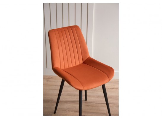 Стул на металлокаркасе Седа терракотовый (zd 432) / черный в Кургане