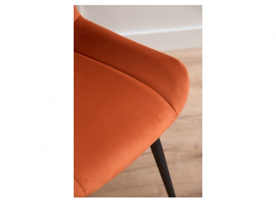 Стул на металлокаркасе Седа терракотовый (zd 432) / черный в Кургане