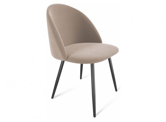 Стул на металлокаркасе SHT-ST35/S95-1 латте / черный муар в Кургане