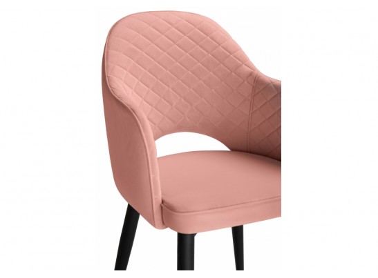 Стул на металлокаркасе Vener coral / black в Кургане