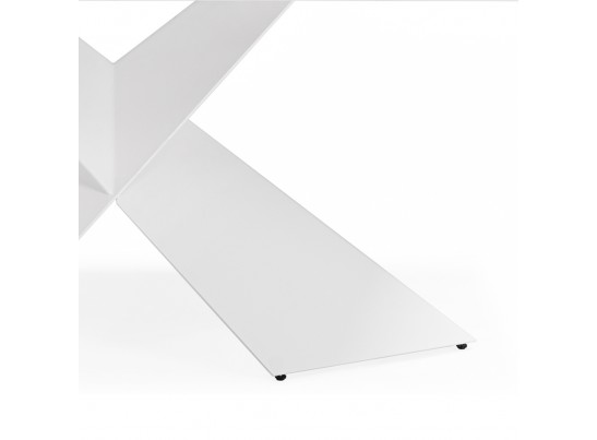 Стеклянный стол Хорсборо 140(200)х80х79 обсидиан / черный в Кургане