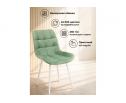 Стул на металлокаркасе Челси К фисташковый (zd 651) / белый