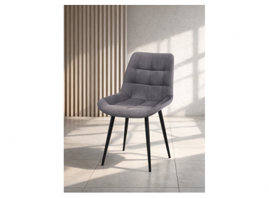 Стул на металлокаркасе Челси 360 К темно-серый (zd 995) / золотой в Кургане