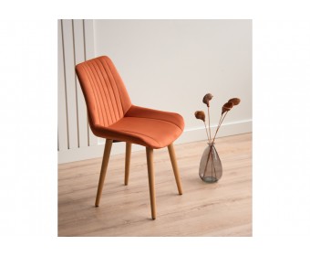 Деревянный стул Седа терракотовый (zd 432) / светлое дерево