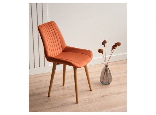 Деревянный стул Седа терракотовый (zd 432) / светлое дерево в Кургане