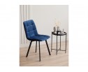 Стул на металлокаркасе Чилли синий / черный