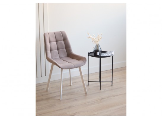 Стул на металлокаркасе Челси П латте (zd 290) / белый