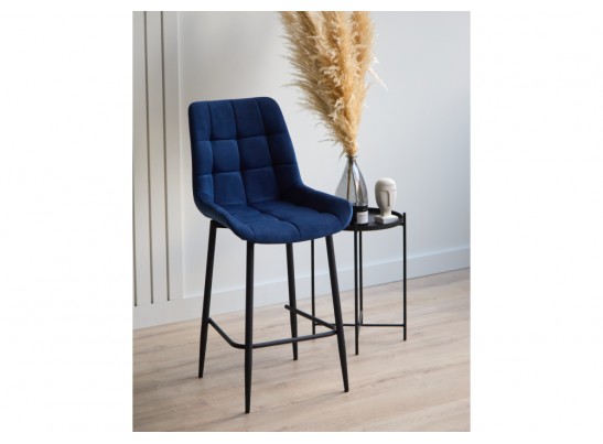 Полубарный стул Челси 360 синий (zd 798) / черный в Кургане
