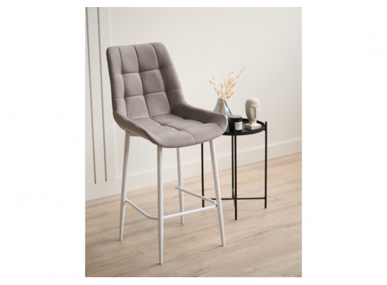 Полубарный стул Челси латте (zd 290) / белый в Кургане