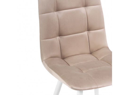 Стул на металлокаркасе Чилли К бежевый velutto 05 / черный в Кургане