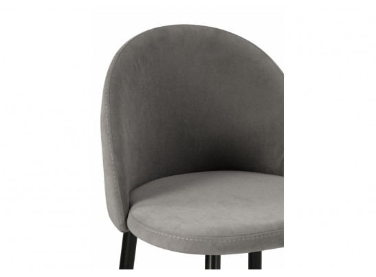 Барный стул Амизуре темно-серый / черный матовый в Кургане