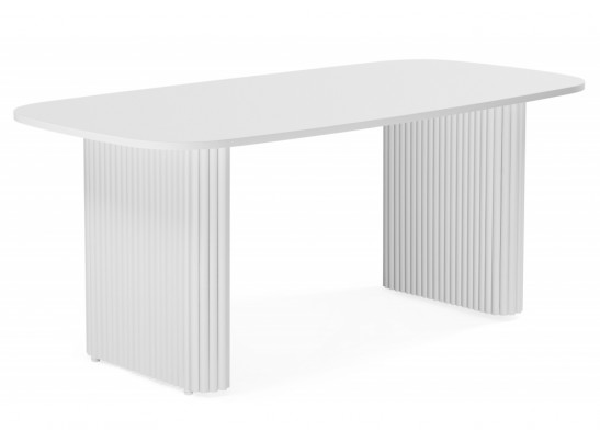 Деревянный стол Бавария B 180 х 90 белая пленка шагрень / белый