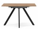 Деревянный стол Райн 116(160)x77 раздвижной дуб табачный / черный в Кургане