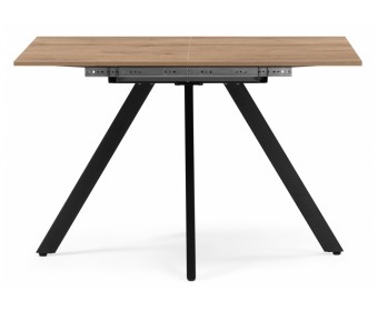 Деревянный стол Райн 116(160)x77 раздвижной дуб табачный / черный