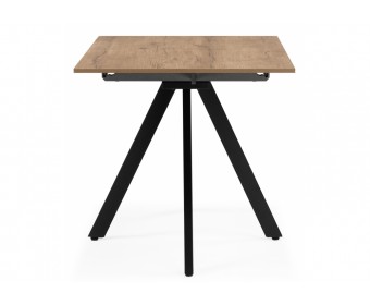 Деревянный стол Райн 116(160)x77 раздвижной дуб табачный / черный