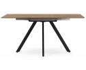 Деревянный стол Райн 116(160)x77 раздвижной дуб табачный / черный в Кургане
