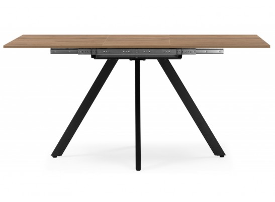 Деревянный стол Райн 116(160)x77 раздвижной дуб табачный / черный в Кургане