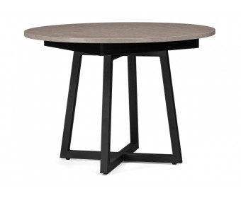 Деревянный стол Регна черный / бежевый