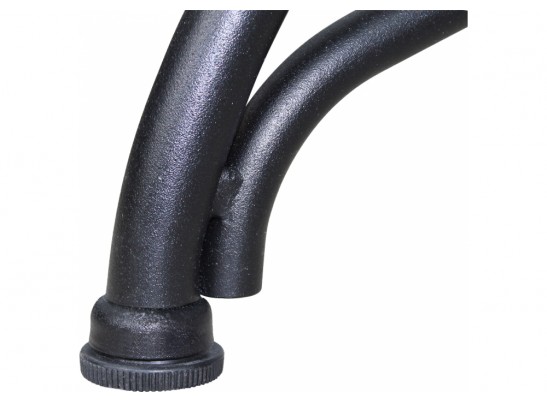 Деревянный стол SHT-TU20/120/80 МДФ дуб сонома светлый / черный муар в Кургане