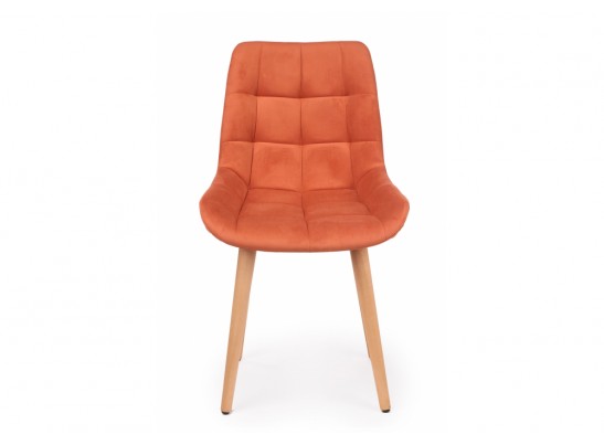 Деревянный стул Челси 360 терракотовый (zd 432) / светлое дерево в Кургане