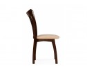 Деревянный стул Лидиос велюр тедди 008 / орех темный в Кургане