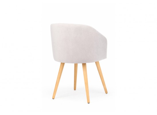 Деревянный стул Монер 360 светло-серый (glory 36) / светлое дерево в Кургане