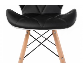 Деревянный стул PC-027 black / white