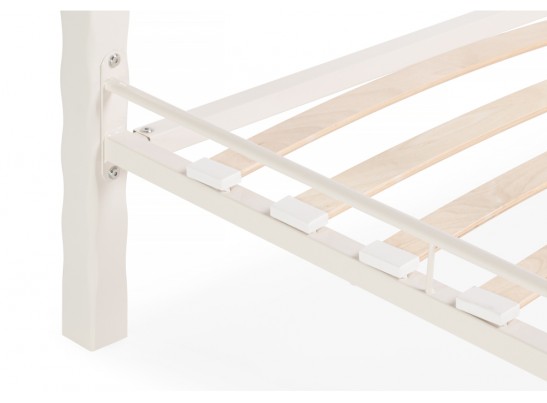 Двуспальная кровать Мэри 1 160х200 белая в Кургане