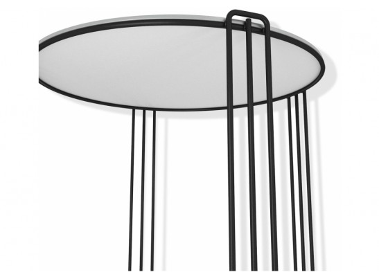 Кофейный столик SHT-CT34 белый мрамор / черный муар в Кургане