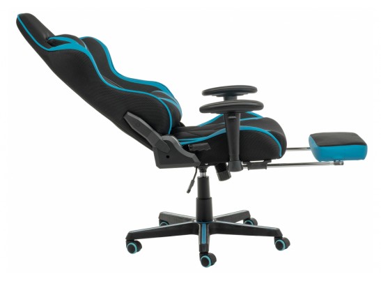 Компьютерное кресло Kano черное / голубое в Кургане