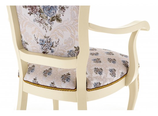 Кресло Руджеро патина золото / молочный в Кургане