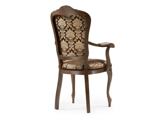 Кресло Руджеро с мягкими подлокотниками орех / шоколад в Кургане